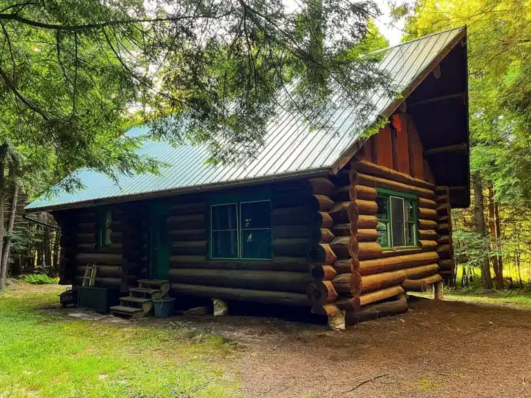 13-Acre Off-Grid Retreat with Custom Log Cabin
