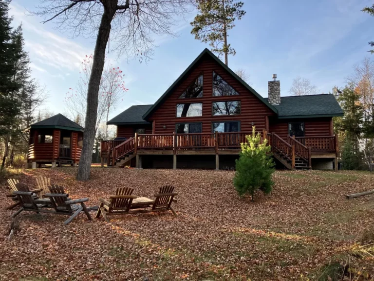 Fireplace, Log Home & Lake Views — All Taken Care Of