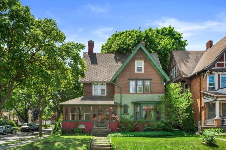 Stately 1906 Residence: Pocket Doors, Leaded Glass & Grand Staircase | $239,900