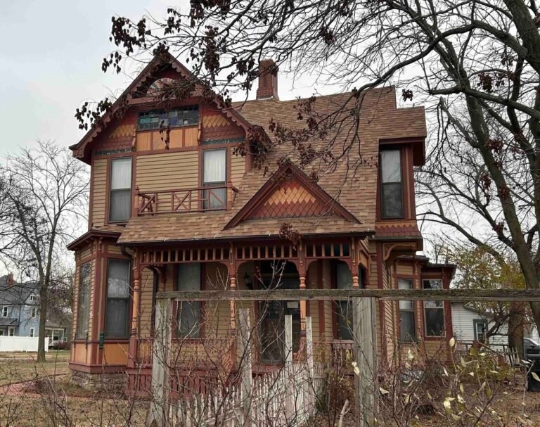 A 1886 Queen Anne Masterpiece: The Stately Victorian of Great Bend, Fully Weatherproofed