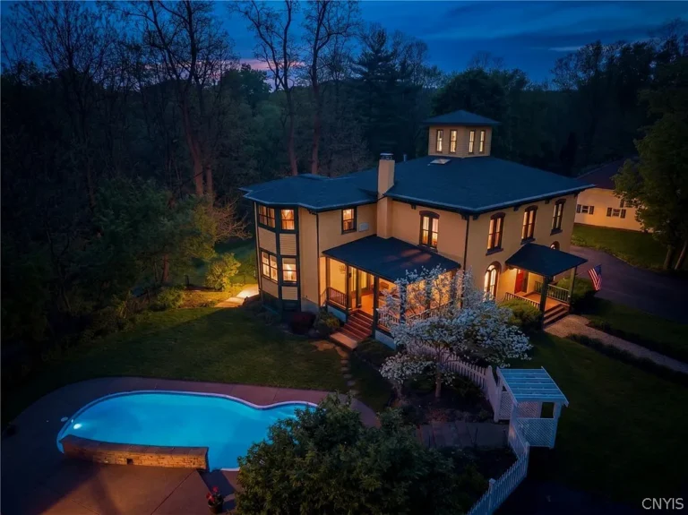 Riverwood Estate: Historic 1840 Luxury Compound Near the Finger Lakes for $599,000